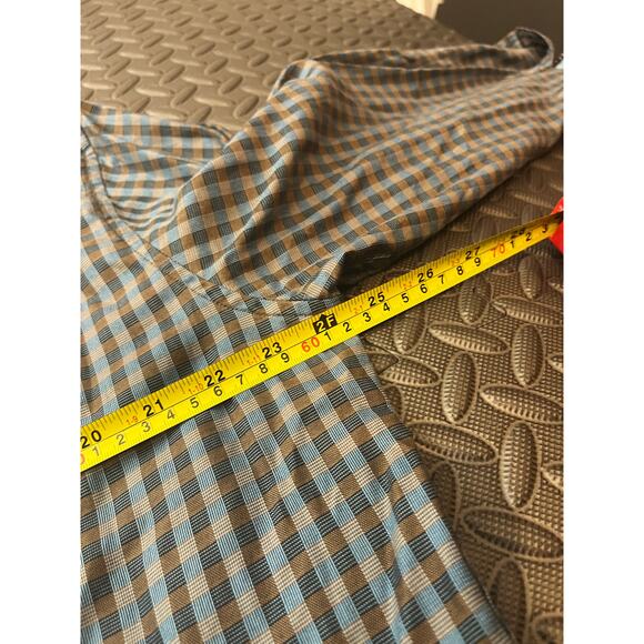 Robert Graham XL Men’s Checked Shirt Cotton Button-Front with Paisley Flip Cuffs - Picture 9 of 11